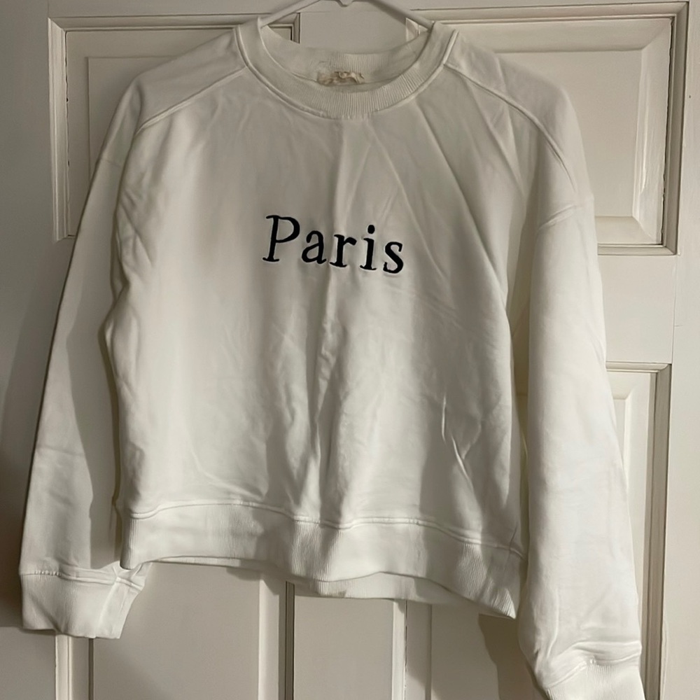 White Crew Neck Sweater